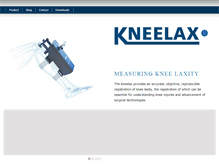 Tablet Screenshot of kneelax.com